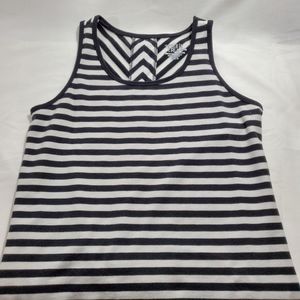 Time And Tru open back Striped Tank Top Size Large